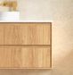 Byron Fluted 1200mm Woodland Oak Wall Hung Vanity