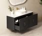 Laguna Mark II 1200mm Black Oak Wall Hung Vanity with Pure White Top