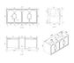 Laguna Mark II 1200mm Black Oak Wall Hung Vanity with Pure White Top