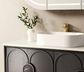 Laguna Mark II 1200mm Black Oak Wall Hung Vanity with Pure White Top