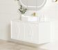 Laguna Mark II 1200mm Matte White Wall Hung Vanity with Pure White Top