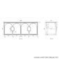 Laguna Mark II 1500mm Black Oak Wall Hung Vanity with Ceramic Top