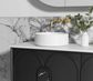 Laguna Mark II 1500mm Black Oak Wall Hung Vanity with Pure White Top