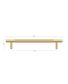 Nord - 200mm Brushed Brass Handle (Premium Solid Brass Construction)