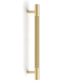 Nord - 200mm Brushed Brass Handle (Premium Solid Brass Construction)