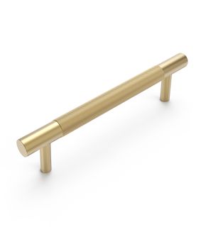 Nord - 165mm Brushed Brass Handle (Premium Solid Brass Construction)