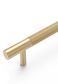 Nord - 280mm Brushed Brass Handle (Premium Solid Brass Construction)