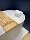 BONDI DRIFT Bath Pillow Matte White 320mm