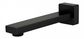 Zevio / Oskar  Matte Black Bath Spout Square