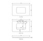 Laguna Mark II 750mm Matte White Wall Hung Vanity with Undermount Natural Carrara Marble Top & Basin