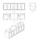 Laguna Mark II 1800mm Black Oak Wall Hung Vanity with Pure White Top