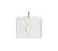 Laguna Mark II 750mm Matte White Wall Hung Vanity with Ceramic Top