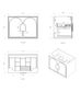 Laguna Mark II 750mm Black Oak Wall Hung Vanity with Natural Carrara Marble Top