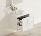 Laguna Mark II 750mm Matte White Wall Hung Vanity with Pure White Top