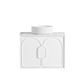 Laguna Mark II 750mm Matte White Wall Hung Vanity with Natural Carrara Marble Top
