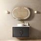 Laguna Mark II 900mm Black Oak Wall Hung Vanity with Pure White Top