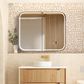 LED Newport 900(W)x750(H) Natural Oak Shaving Cabinet - Premium Edition