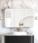 LED Newport 1200(W)x750(H) Black Oak Shaving Cabinet - Premium Edition