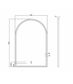LED Archie 1200(H)x800(W) Black Metal Frame Mirror