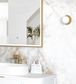 LED Archie 1200(H)x800(W) Gold Metal Frame Mirror