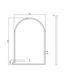 LED Archie 1500(H)x1000(W) Black Metal Frame Mirror