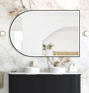 LED Archie 1500(H)x1000(W) Black Metal Frame Mirror