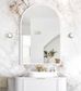 LED Archie 1500(H)x1000(W) White Metal Frame Mirror