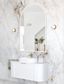 LED Archie 1500(H)x1000(W) White Metal Frame Mirror