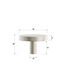 Chloe - 32mm  Brushed Nickel Handle (Premium Solid Brass Construction)