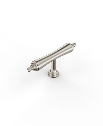 Heirloom - 80mm  Brushed Nickel Handle (Premium Solid Brass Construction)