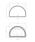 LED Moonlight Archie 800(H)x1200(W) White Metal Frame Mirror