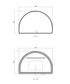 LED Moonlight Archie 1000(H)x1500(W) Black Metal Frame Mirror