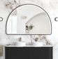 LED Moonlight Archie 1000(H)x1500(W) Black Metal Frame Mirror
