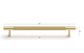Nord - 235mm Brushed Brass Handle (Premium Solid Brass Construction)