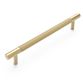 Nord - 235mm Brushed Brass Handle (Premium Solid Brass Construction)