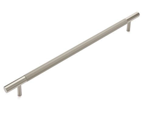 Nord - 380mm  Brushed Nickel Handle (Premium Solid Brass Construction)