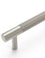 Nord - 235mm  Brushed Nickel Handle (Premium Solid Brass Construction)