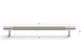 Nord - 235mm  Brushed Nickel Handle (Premium Solid Brass Construction)