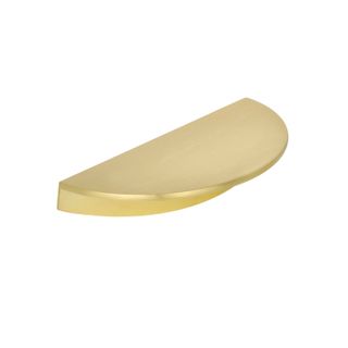 Dune - 80mm Brushed Brass Handle (Premium Solid Brass Construction)