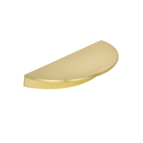 Dune - 80mm Brushed Brass Handle (Premium Solid Brass Construction)