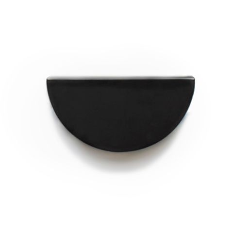 Dune - 80mm Matte Black Handle (Premium Solid Brass Construction)