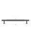 Soho - 195mm Gun Metal Handle (Premium Solid Brass Construction)