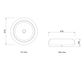 Laguna 415x415x120 Gloss White Basin