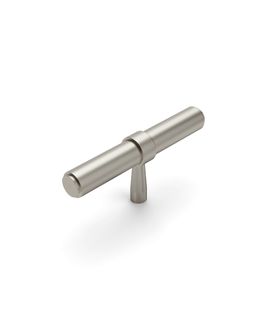 Astor - 80mm  Brushed Nickel Handle (Premium Solid Brass Construction)