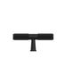 Nord - 80mm Matte Black Handle (Premium Solid Brass Construction)