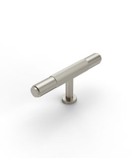 Soho - 80mm  Brushed Nickel Handle (Premium Solid Brass Construction)