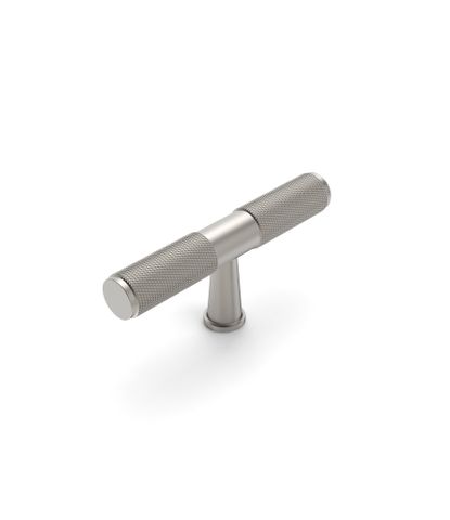 Nord - 80mm  Brushed Nickel Handle (Premium Solid Brass Construction)