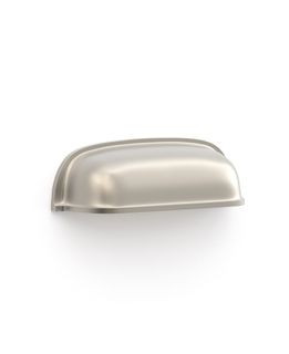 Newport - 90mm  Brushed Nickel Handle (Premium Solid Brass Construction)