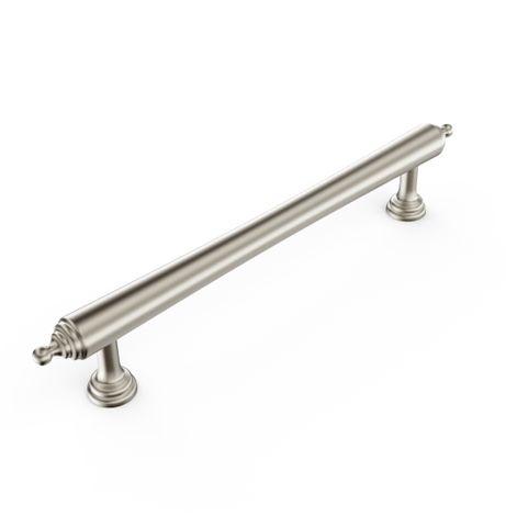 Heirloom - 171mm  Brushed Nickel Handle (Premium Solid Brass Construction)