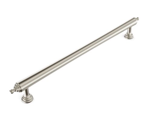 Heirloom - 233mm  Brushed Nickel Handle (Premium Solid Brass Construction)